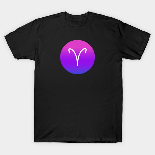 Gradient Zodiac Aries T-Shirt by TheSoldierOfFortune